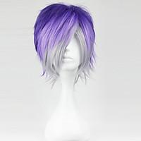 Cosplay Wigs Diabolik Lovers Sakamaki Kanato Purple Short Anime/ Video Games Cosplay Wigs 32 CM Heat Resistant Fiber Male