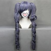 Cosplay Wigs Black Butler Ciel Phantomhive Purple Medium Anime Cosplay Wigs 70 CM Heat Resistant Fiber Female