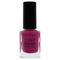 collection solar shine gel nail top coat sultry sorrento red