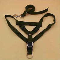 Collar Harness Portable Adjustable Solid Terylene