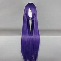 Cosplay Wigs Cosplay Cosplay Purple Long Anime Cosplay Wigs 100 CM Heat Resistant Fiber Female