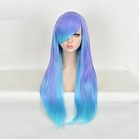 Cosplay Wigs Goddess Movie Cosplay Blue Wig Halloween Christmas Carnival Female Silk