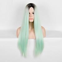 Cosplay Wigs Princess Movie Cosplay Synthetisch Haar Green Wig Halloween Christmas Carnival Female Silk 75cm