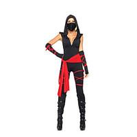 Cool Ninja Black Polyester Women\'s Halloween Costume