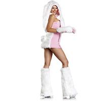 Cosplay Costumes Animal Festival/Holiday Halloween Costumes Rabbit Dress Gloves Leg Warmers Hat Halloween Female Spandex Terylene