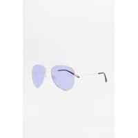 coloured lens aviator sunglasses purple