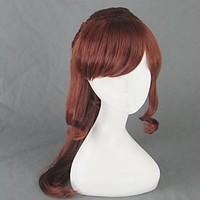 Cosplay Wigs Cosplay Cosplay Brown Medium Anime Cosplay Wigs 50 CM Heat Resistant Fiber Female