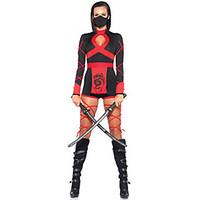 Costumes Uniforms Halloween Red Patchwork Terylene Dress / More Accessories