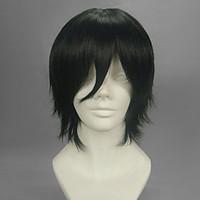 Cosplay Wigs Pandora Hearts Gilbert Nightray Black Short Anime Cosplay Wigs 32 CM Heat Resistant Fiber Male