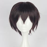 Cosplay Wigs Cosplay Cosplay Brown Short Anime Cosplay Wigs 35 CM Heat Resistant Fiber Male