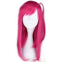 Cosplay Wigs MAGI Cosplay Pink Medium Anime Cosplay Wigs 53 CM Heat Resistant Fiber Female