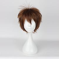 cosplay wigs cosplay cosplay brown short anime video games cosplay wig ...