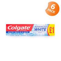 Colgate Advanced Whitening Toothpaste - 6 Pack