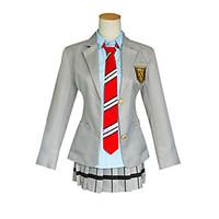 Cosplay Suits Cosplay Tops/Bottoms School Uniforms Cosplay Accessories Inspired by Your Lie in April Cosplay Anime Cosplay Accessories