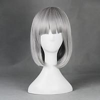 Cosplay Wigs Cosplay Cosplay Gray Medium Anime Cosplay Wigs 55 CM Heat Resistant Fiber Male / Female