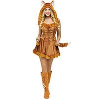 Cosplay Costumes Animal Festival/Holiday Halloween Costumes Fox Dress Hats Halloween Female Spandex Terylene