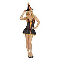 Cosplay Costumes Wizard/Witch Festival/Holiday Halloween Costumes Others Dress Hats Halloween Female Spandex Terylene