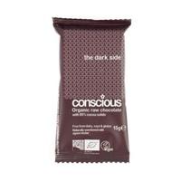 conscious chocolate bites dark side 85 15 g 15 x 15g