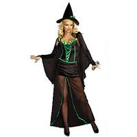 Cosplay Costumes Wizard/Witch Festival/Holiday Halloween Costumes Others Dress Hat Halloween Female Spandex Terylene
