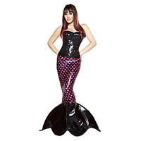 Cosplay Costumes Party Costume Mermaid Tail Fairytale Festival/Holiday Halloween Costumes Light Purple Vintage Dress TailHalloween