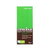 conscious chocolate mint hint 50g 1 x 50g