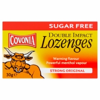 Covonia Double Impact Lozenges Strong Original Sugar Free - 30g