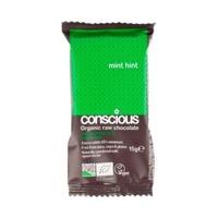 Conscious Chocolate Bites Mint Hint 15 g (15 x 15g)