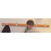 COAT HOOKS - WALL BATTEN 8 HOOKS, LENGTH: 1800MM