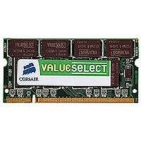 corsair value select 512mb so dimm ddr pc 3200 vs512sds400 cl3