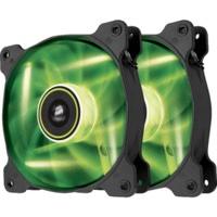 corsair air series sp120 led green twin pack