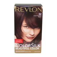 ColorSilk Beautiful Color #32 Dark Mahogany Brown 1 Application Hair Color