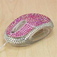 Computer Mouse - Diamante Pink