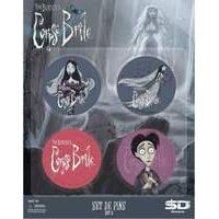 Corpse Bride Badge Pin Set D