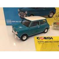 corgi 60th austin mini cooper mk1 surf blue