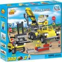 Cobi Action Town 300 Pcs Crane & Forklift