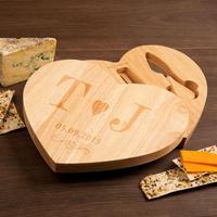 Couples Initial Cheeseboard with Date