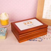 confirmation jewellery box orange