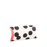 Coral Black & Grey Spot Print Pillow Gift Box