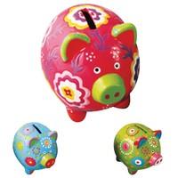 Coloured Piggy Bank