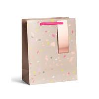 copper confetti medium gift bag