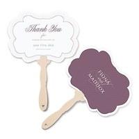 Contemporary Vintage Personalised Hand Fan