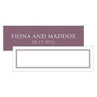 Contemporary Vintage Small Rectangular Tag
