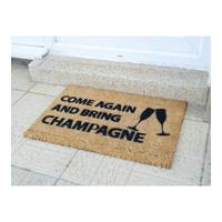 Come Again & Bring Champagne Doormat