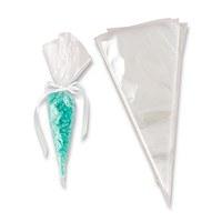 Cone Shape Clear Cellophane Candy Bags