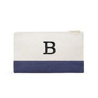 Colourblock Cosmetic Bag - Denim