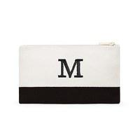 Colourblock Cosmetic Bag - Black