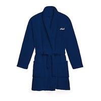 cosy fleece robe navy