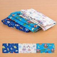 Cotton Fabric Multibuy - 3 x 1m of Space Rockets, Ship Ahoy and Tea Party Fabric 406596