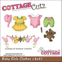 CottageCutz Die W/Foam -Baby Girl Clothes 264945