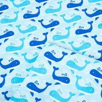 Cotton Blue Whale 1.5m Fabric 406860